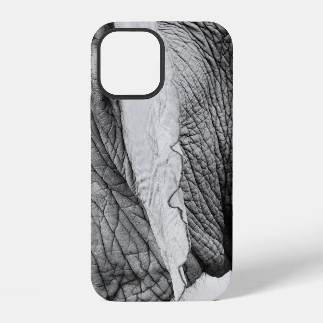 Elefant Tier Wildnis Haut iPhone Hülle (Rückseite)