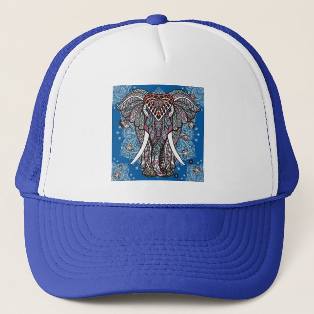 Elefant Truckerkappe (Vorderseite)