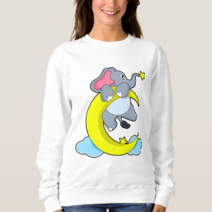 Elefant über Wolken Sweatshirt