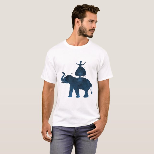 Elefant und Ballerina T-Shirt (Vorne ganz)