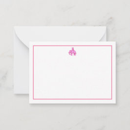 Elefant und Schloss Mitteilungskarte