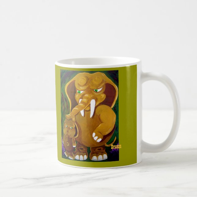 Elefant und Sohn Tasse (Rechts)