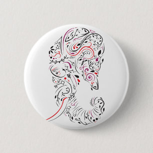 Elefant verziert button