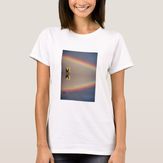 Elefant, Wasser und Regenbogen, Kenia T-Shirt (Vorderseite)
