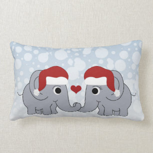 Elefant-Weihnachten Lendenkissen