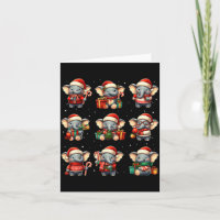 Elefant Weihnachten Lustiger Elefant Liebhaber Pyj