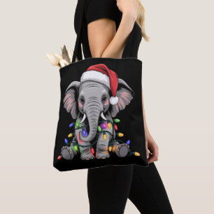Elefant-Weihnachtslichter Weihnachten Wildtier