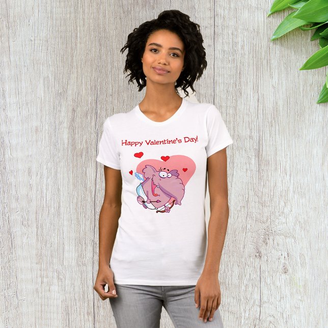 Elefant wie Cupid Weibchen T - Shirt (Von Creator hochgeladen)