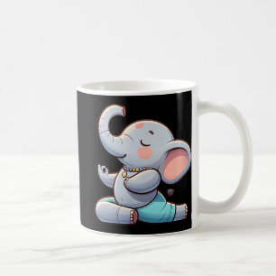 Elefant Yoga Humor Fitness Kaffeetasse