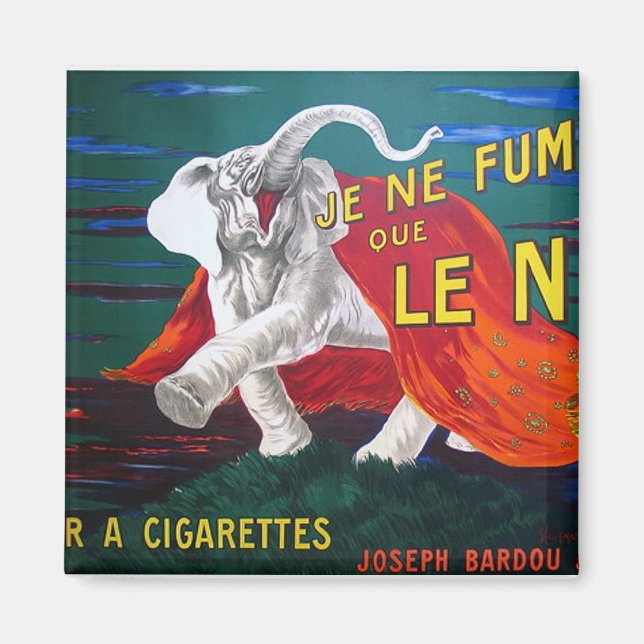 Elefant Zigaretten-1900 Magnet (Vorne)