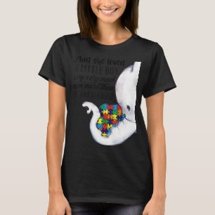 Elefante Autismus-Mama und sie liebte sich selbst T-Shirt