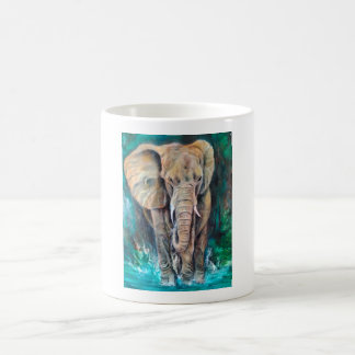 Elefante Majestuoso en Acuarela Kaffeetasse