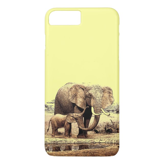 Elefanten Case-Mate iPhone Hülle (Rückseite)