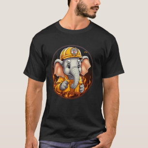 Elefanten-Feuerwehr T-Shirt