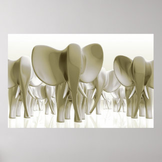 Elefanten! (Gold-Version) Poster