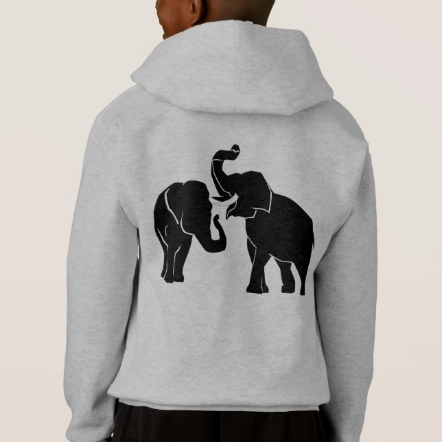 Elefanten Hoodie (Rückseite)