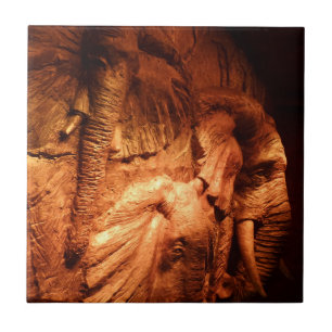 Elefanten Kleine (4,25" x 4,25") Keramik Foto Tile Fliese