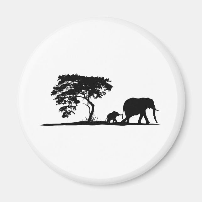 Elefanten Magnet (Vorne)