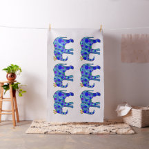 Elefanten mit Polka Docks und einem Extravaganten