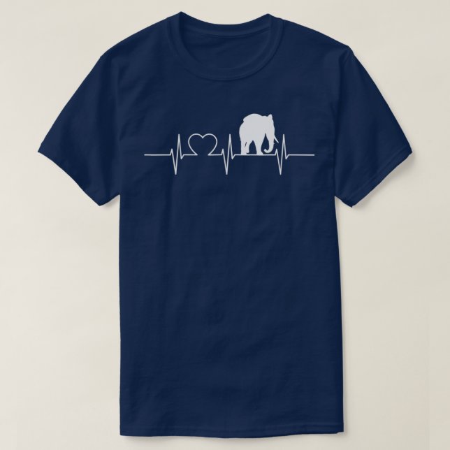 Elefanten Natur Wildtiere Schutz niedlich T-Shirt (Design vorne)