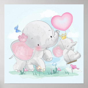 Elefanten Poster