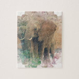 Elefanten Puzzle