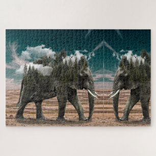 Elefanten Puzzle