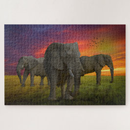 Elefanten Puzzle