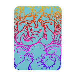 ELEFANTEN SEHEN KEINEN EVIL MAGNET Rainbow