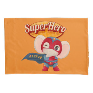 🦸 ♀️ Elefanten Superhelden Individuelle Kissenbezug