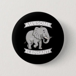 Elefanten Zoo Zirkus Elefant Konservativ Button