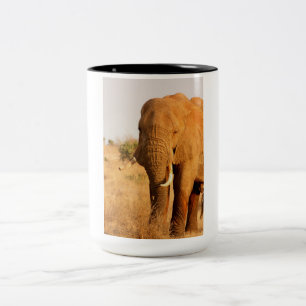 Elefanten Zweifarbige Tasse