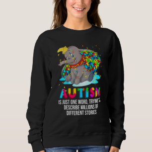 Elefantenautismus ist nur ein Wort, das versucht z Sweatshirt