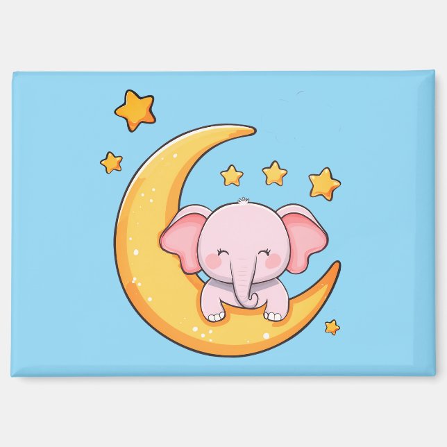 Elefantenbaby Magnet (Vorderseite)