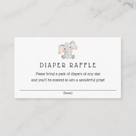 Elefantenbücher für Babysteckkarte Begleitkarte