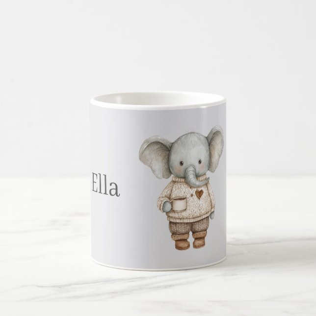 Elefantencoffee-Tasse Kaffeetasse (Mittel)
