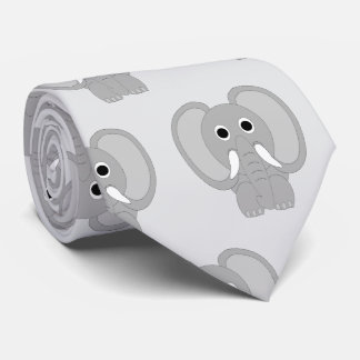 Elefantendesign Krawatte