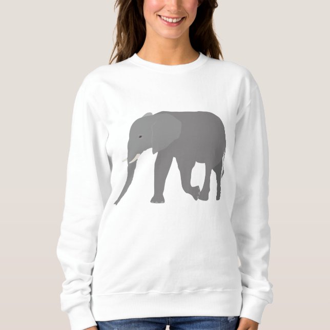 Elefantendesign Sweatshirt (Vorderseite)