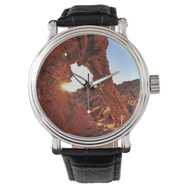 Elefantenfelsen im Feuertal Armbanduhr (Vorderseite)