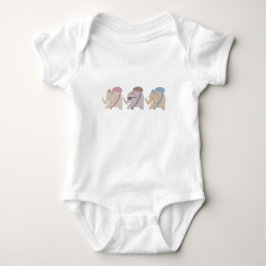 Elefantenfreunde Baby-Bodysuit Baby Strampler