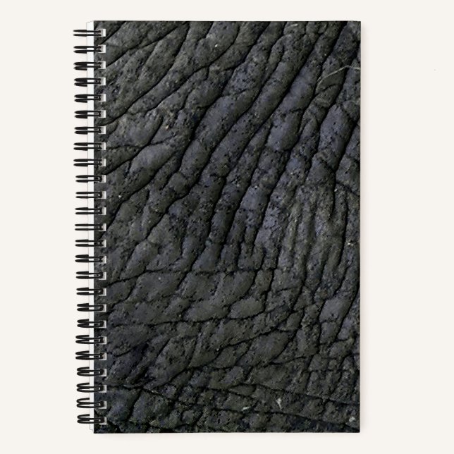 Elefantenhaut Abstrakt Notizbuch (Vorderseite)