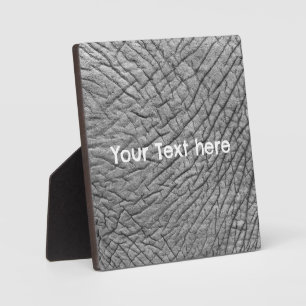 Elefantenhaut personalisiert fotoplatte