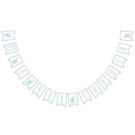 Elefantenherzen Es ist eine Babydusche Wimpelkette