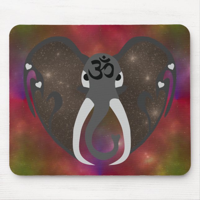 Elefantenhören auf den Kosmos Mousepad (Vorne)