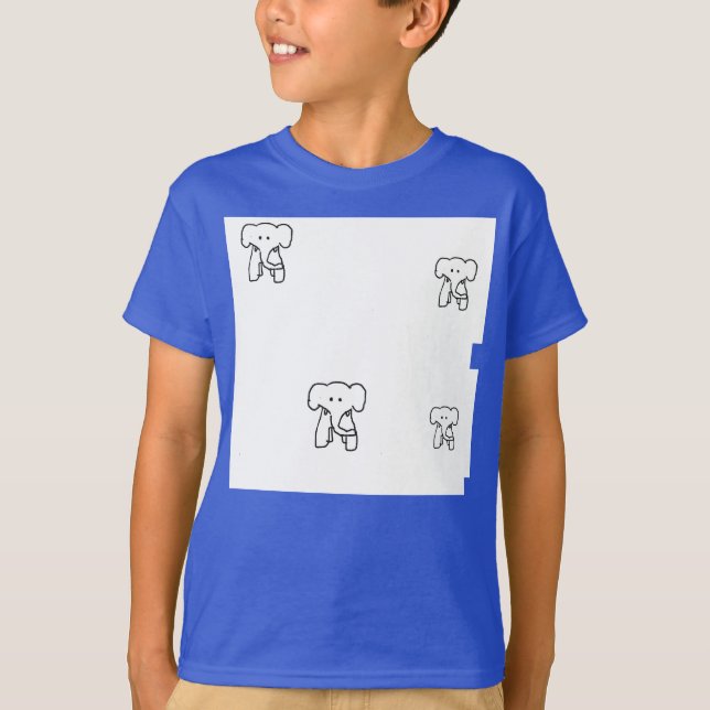 Elefantenkinder-Shirt T-Shirt (Vorderseite)