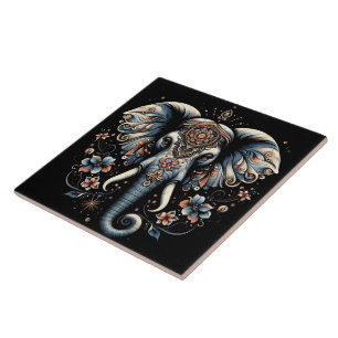 Elefantenkunst Fliese