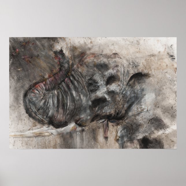 Elefantenkunst Poster (Vorne)
