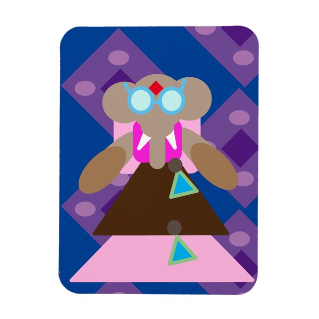 Elefantenmagnet für Königin, flexibles Foto Magnet (Vertikal)