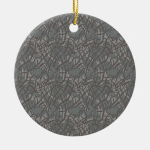 Elefantenmuster Keramik Ornament