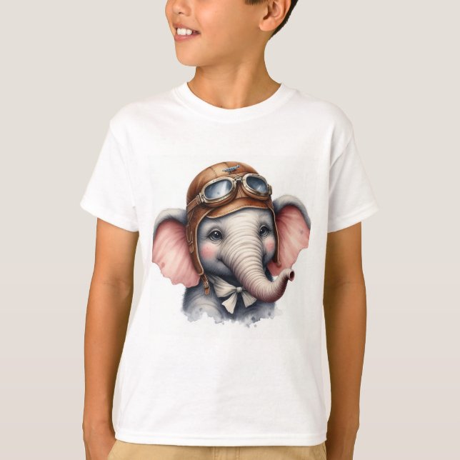Elefantenpilot T-Shirt (Vorderseite)